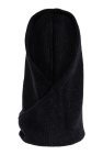 Ganni BLACK Wool Hood with Ties