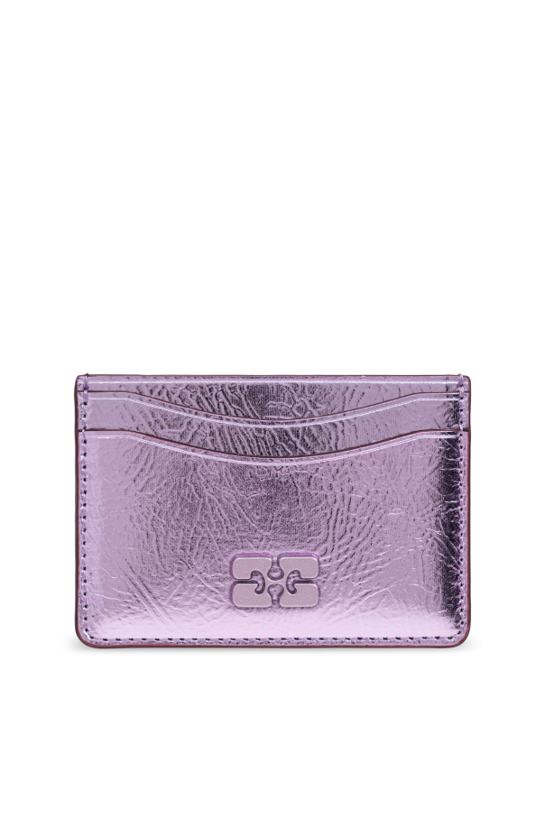 Ganni Card holder with logo