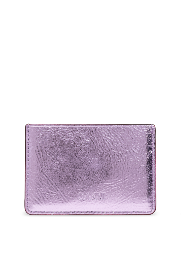 Ganni Card holder with logo