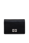 Ganni BLACK Wallet with Logo