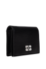 Ganni BLACK Wallet with Logo