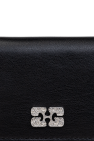Ganni BLACK Wallet with Logo