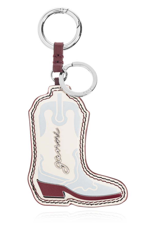 Ganni Leather keyring