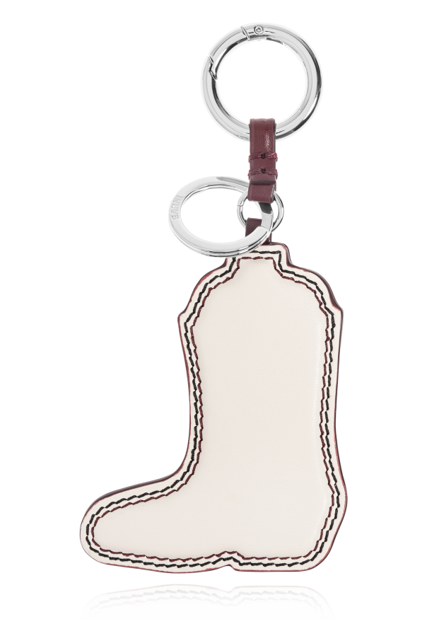 Ganni Leather keyring