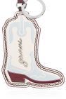Ganni Leather keychain