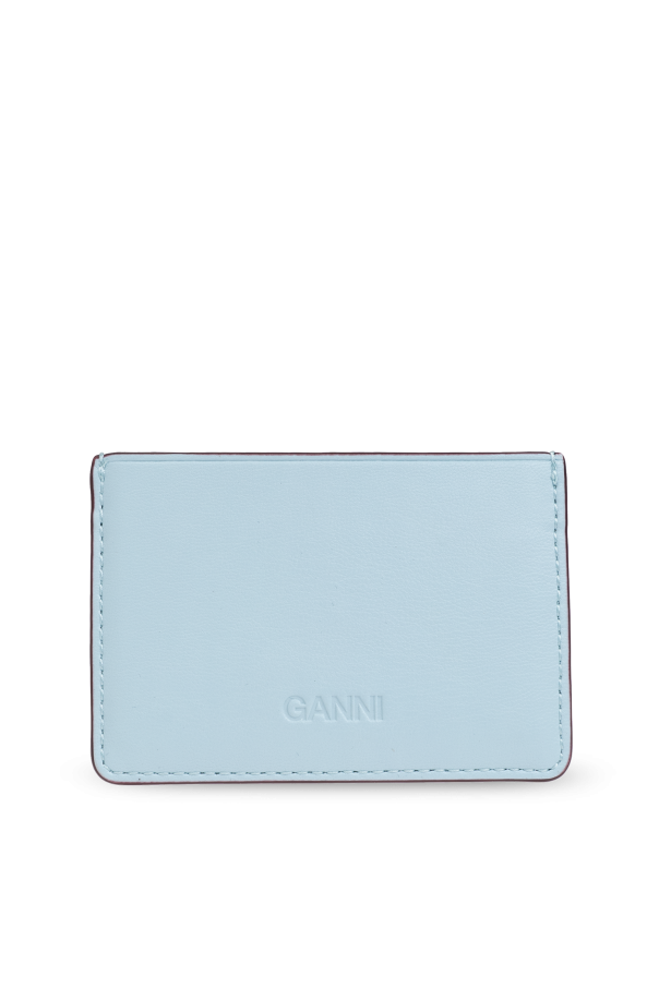 Ganni Card holder with logo