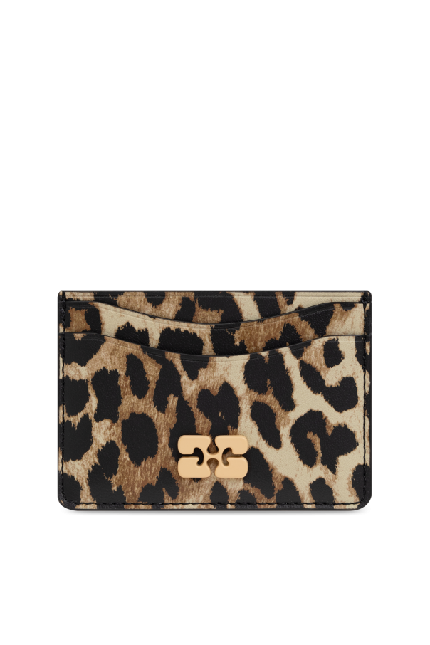 Ganni Card case with animal motif