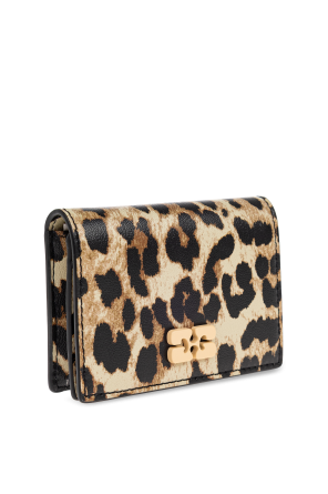 Ganni Geldbörse mit Logo