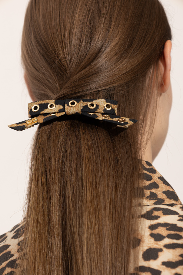 Ganni Spinka do włosów z motywem zwierzęcym