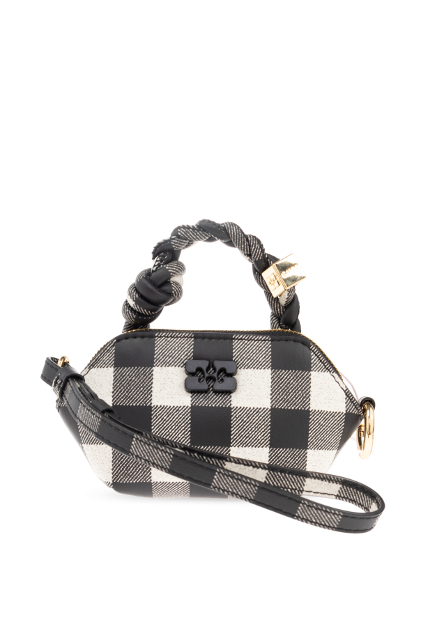 Pouch with an application in the shape of a logo od Ganni