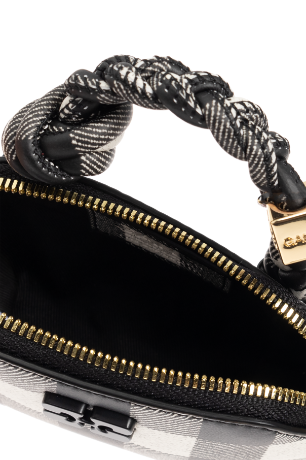 Ganni Pouch with an application in the shape of a logo