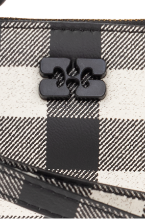 Ganni Pouch with an application in the shape of a logo