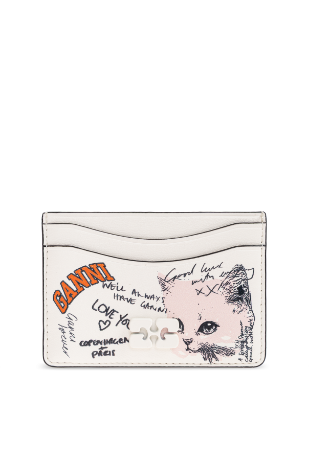 Card case with colorful print od Ganni