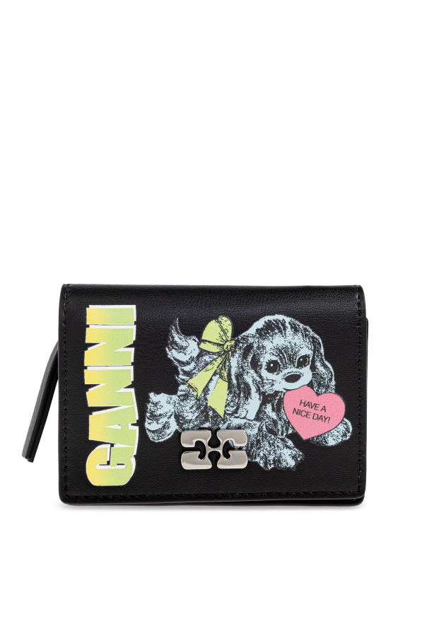 Pouch with colorful print od Ganni