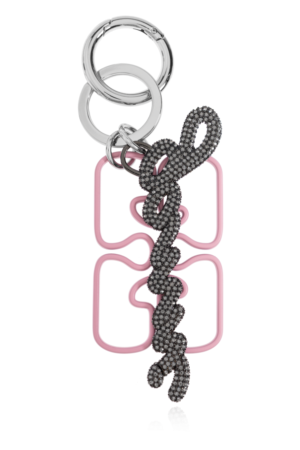 Ganni Llavero con logo