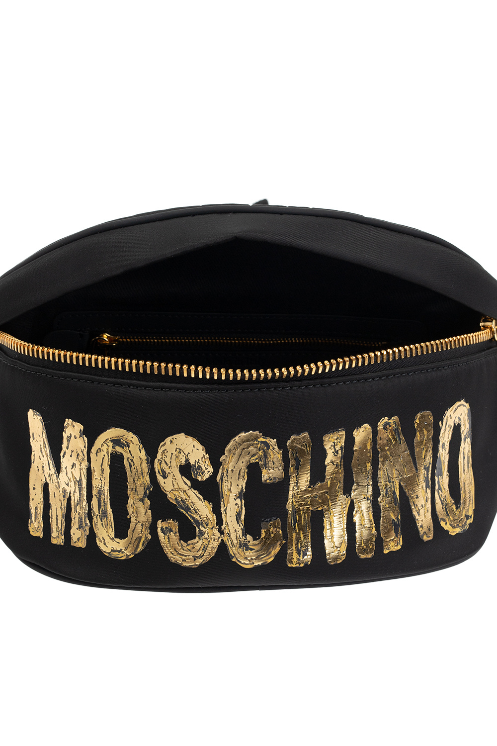 Moschino Nike Training logo side bag in black