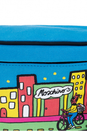 Moschino Belt her bag with patch