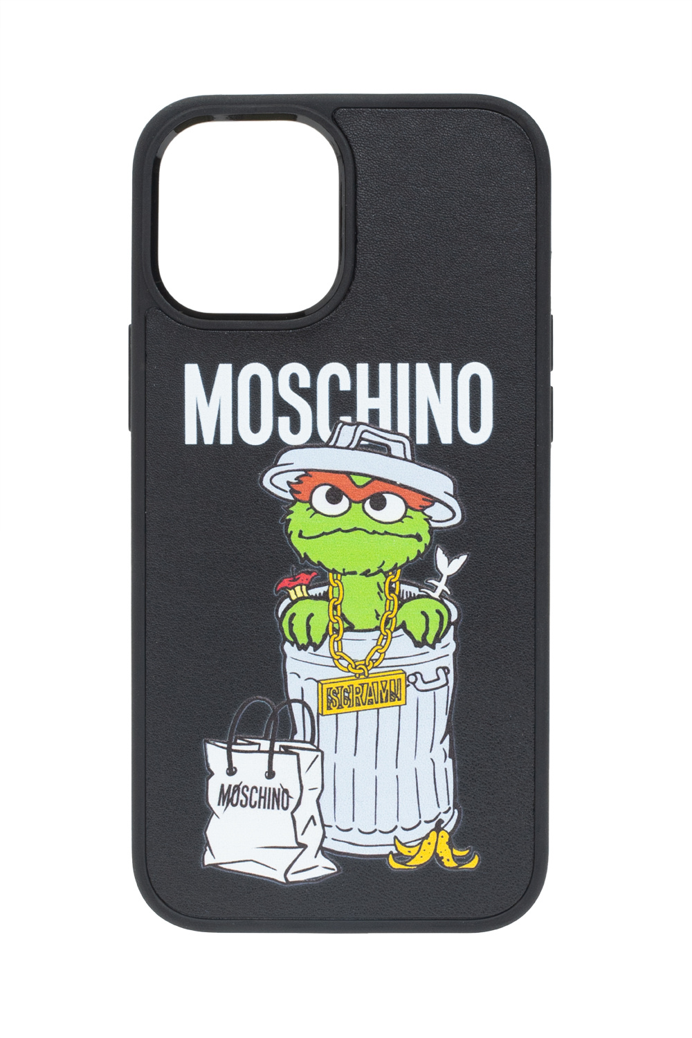 Moschino iPhone 12 Pro Max case with logo