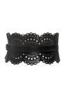 Alaïa BLACK Leather waist belt