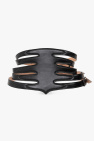 Alaïa Leather belt with logo