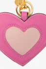 JW Anderson PINK Heart-shaped keyring