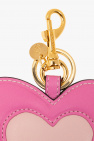 JW Anderson PINK Heart-shaped keyring
