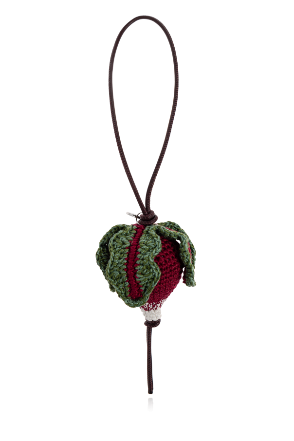 JW Anderson Bag charm with radish motif
