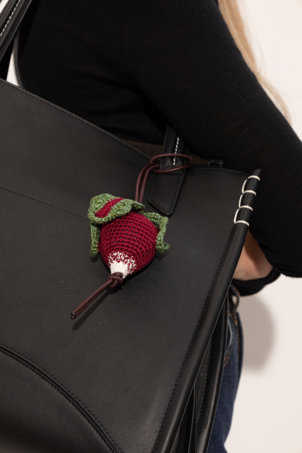 JW Anderson Bag charm with radish motif