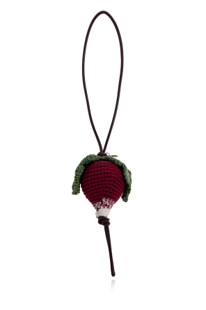 JW Anderson Bag charm with radish motif