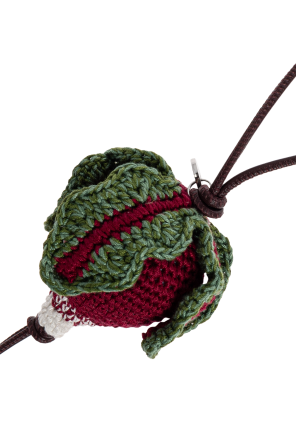 JW Anderson Bag charm with radish motif