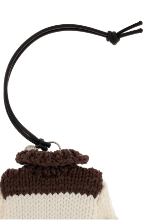 JW Anderson Llavero para bolso con forma de suéter