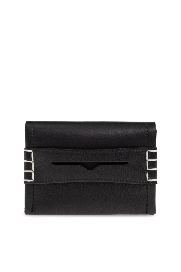 Leather card holder od JW Anderson