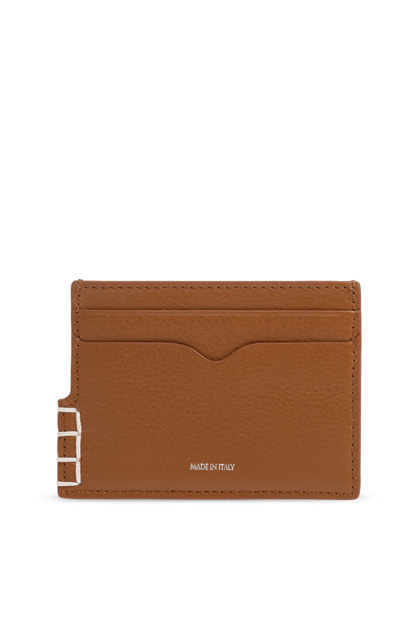 JW Anderson Leather card holder with logo