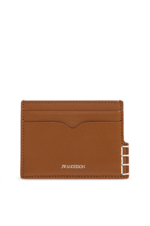 Funda de cuero para tarjeta con logotipo