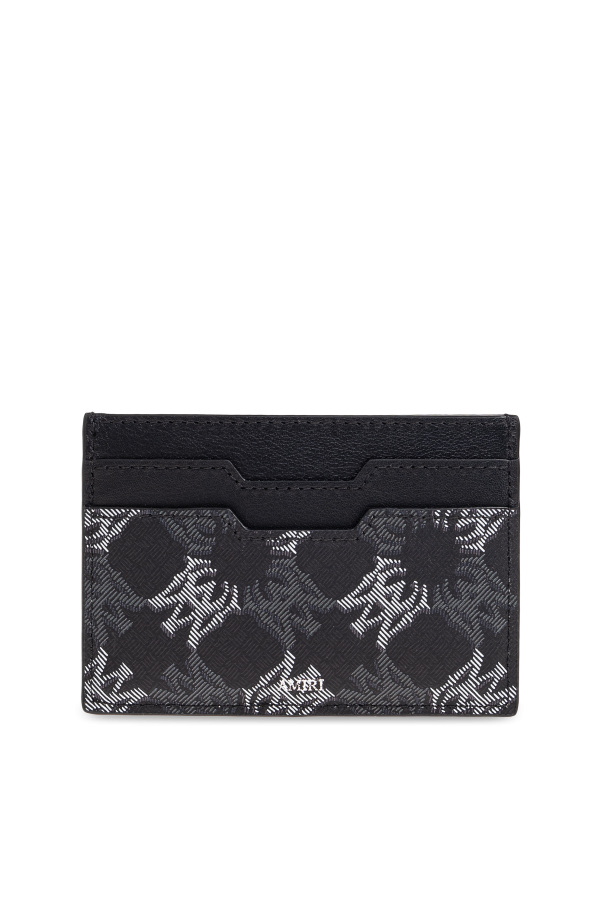 Amiri Leather card holder