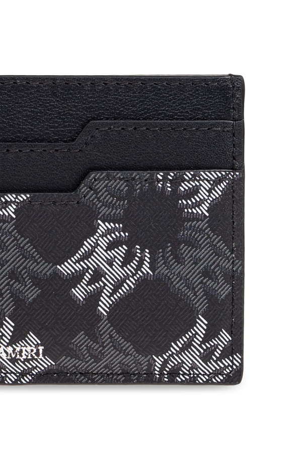 Amiri Leather card holder