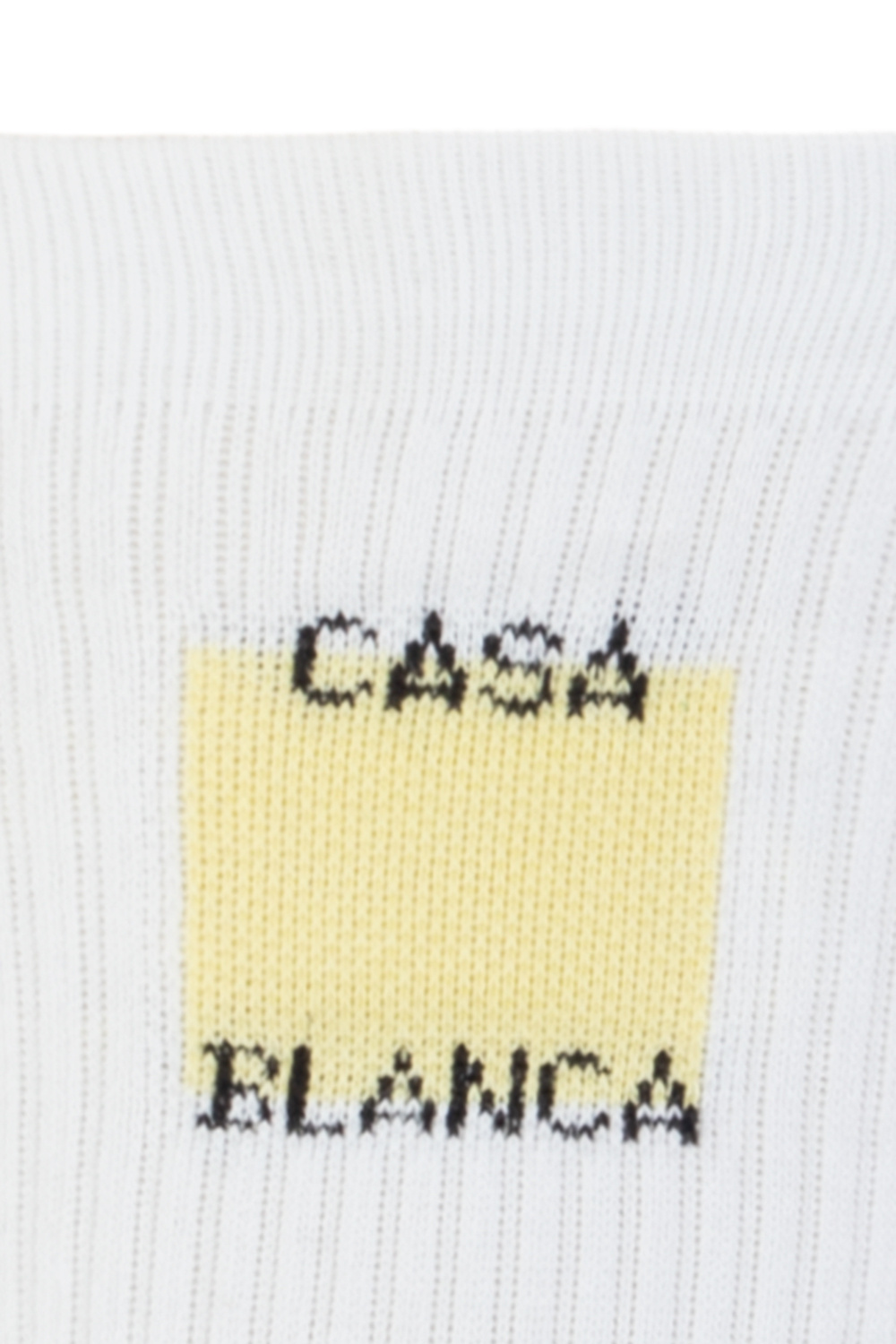 Casablanca Cotton socks with logo