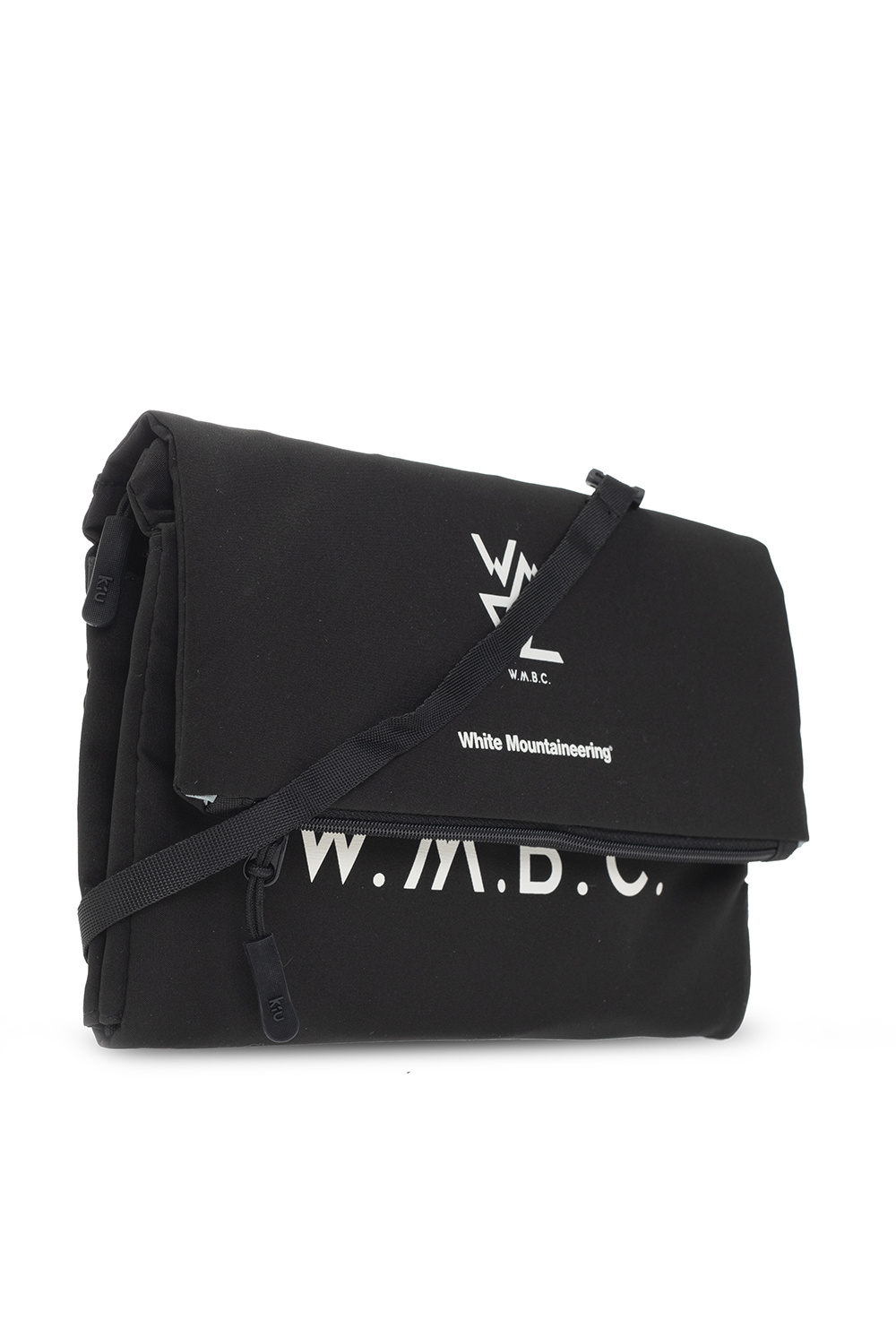 White Mountaineering Shoulder CAP bag with logo