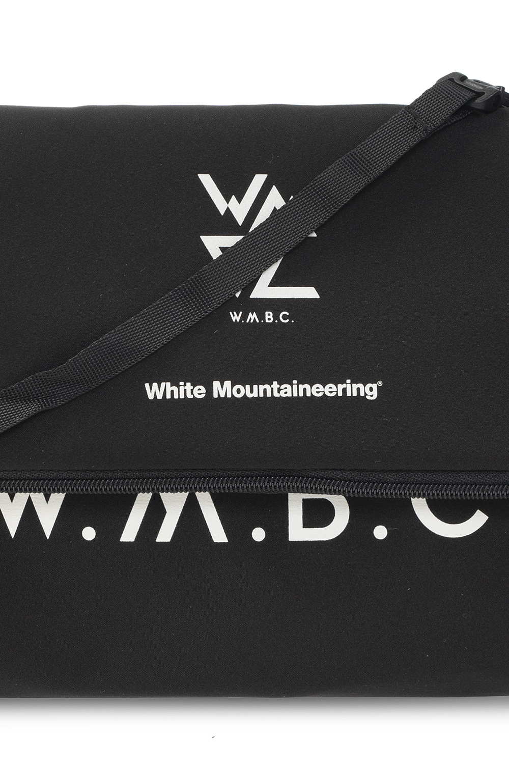 White Mountaineering Shoulder CAP bag with logo