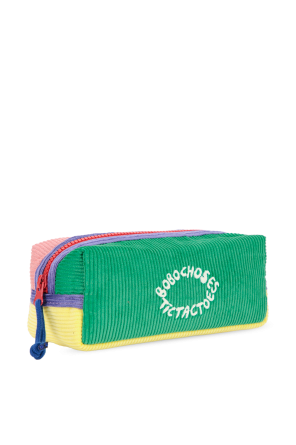 Bobo Choses Estuche de pana con logo bordado