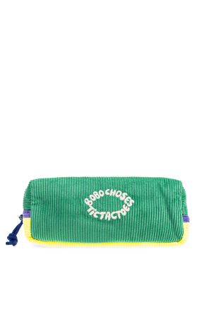 Bobo Choses Estuche de pana con logo bordado