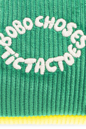 Bobo Choses Estuche de pana con logo bordado