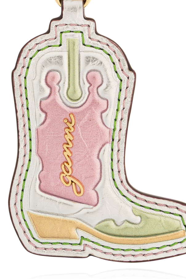 Ganni Keyring with a shoe motif pendant