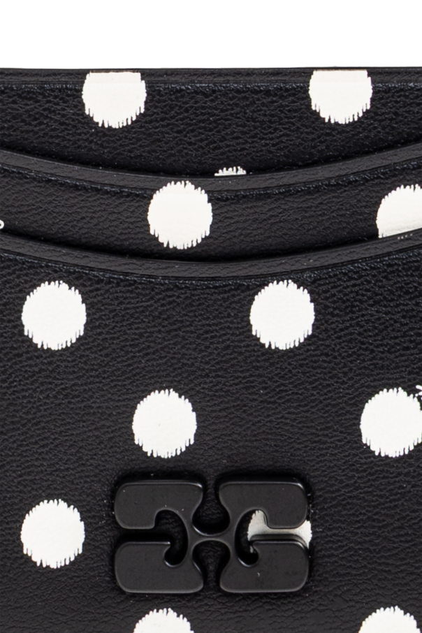 Ganni Etui na kartę z eco skóry