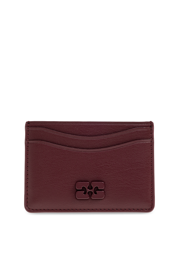 Eco leather card holder od Ganni
