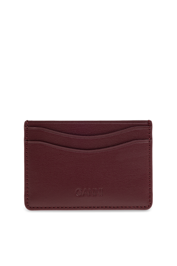 Ganni Eco leather card holder
