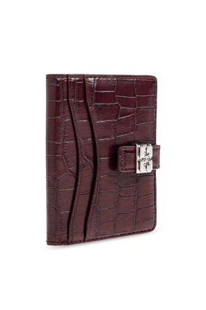 Ganni Kartenetui aus Eco-Leder