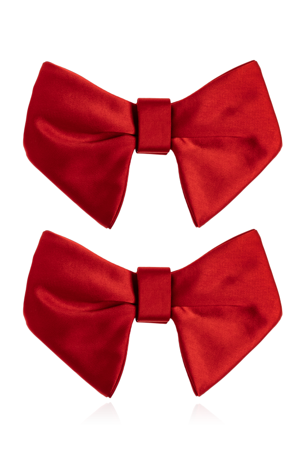 Ganni Paquete doble de lazos