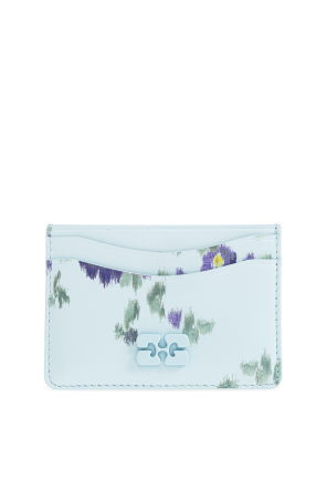 Estuche para tarjetas con motivo floral