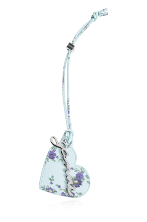 Bag pendant with floral motif